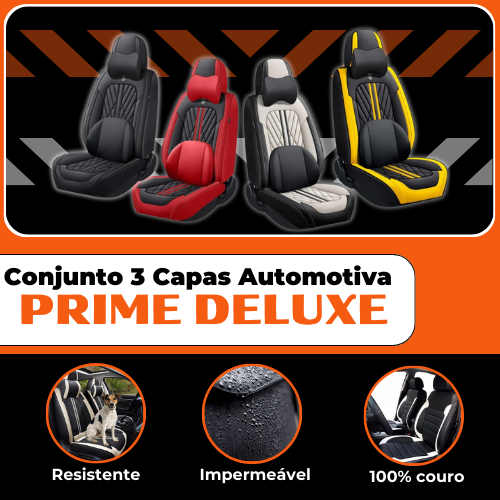 Kit Prime Deluxe de Capas de Banco Automotivas: Luxo e Conforto!